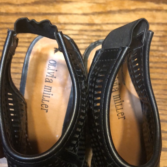 Olivia Miller open toe sling back heels - Picture 5 of 8